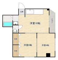 大阪府大阪市都島区都島中通1(マンション)の賃貸物件の間取り