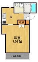 神奈川県横浜市港北区日吉本町5の賃貸アパートの間取り