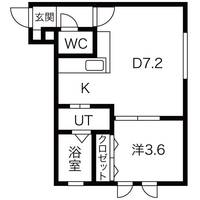 北海道札幌市白石区栄通17(アパート)の賃貸物件の間取り