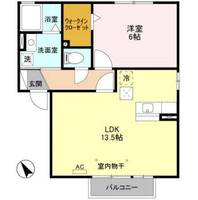 サンモール Bの間取り