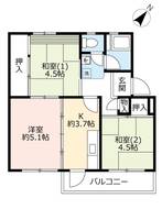 物件の間取り画像