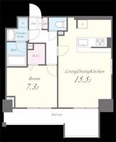 月島リバーサイドハイツの間取り