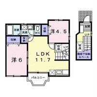 ハイツ・ドミ-ルの間取り