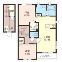 パル平潟Bの間取り