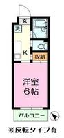 東京都板橋区赤塚2(マンション)の賃貸物件の間取り