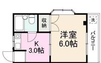 栄香ハイツの間取り