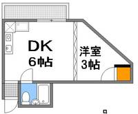 PASES鷹野橋(旧 北井ビル)の間取り