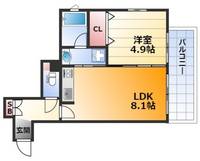 プロスペラーレ新大阪の間取り