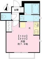東京都練馬区春日町3(アパート)の賃貸物件の間取り