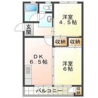 ビレッジハウス笹川35号棟の間取り