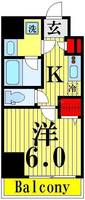 東京都足立区西新井本町2(マンション)の賃貸物件の間取り