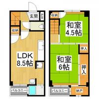 ビレッジハウス加賀田1号棟の間取り