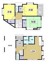 静岡県浜松市中央区龍禅寺町(一戸建)の賃貸物件の間取り