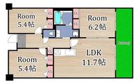 大阪府大阪市都島区大東町3(マンション)の賃貸物件の間取り