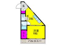 ウエストコ-ポ喜連の間取り