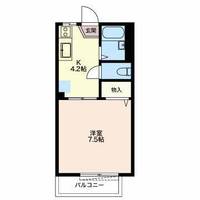 カーサ江島IIAの間取り