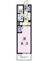福島県福島市西中央2(マンション)の賃貸物件の間取り
