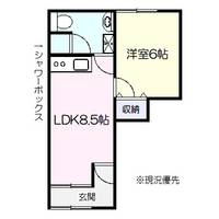 尾島町アパートの間取り