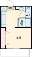 ダイヤモンドハイツ Bの間取り