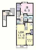 物件の間取り画像