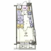 東京都中央区新川2(マンション)の賃貸物件の間取り