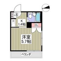 コパーズアプト清新Vの間取り