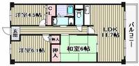 大阪府和泉市のぞみ野3(マンション)の賃貸物件の間取り
