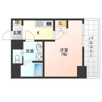 meetMe梅田西の間取り