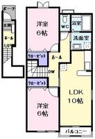 メゾン・アヴニールIの間取り