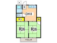 コーポ岩上の間取り