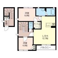 埼玉県熊谷市別府2(アパート)の賃貸物件の間取り