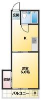 東京都北区豊島4(マンション)の賃貸物件の間取り