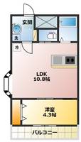 物件の間取り画像