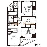 東京都江戸川区東葛西5(マンション)の賃貸物件の間取り