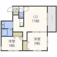 北海道札幌市中央区南五条西14(マンション)の賃貸物件の間取り