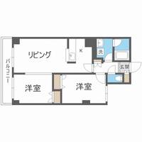 コンフォリア北三条の間取り