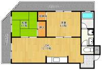松本第2マンションの間取り