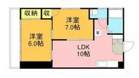 東京都小金井市本町1(マンション)の賃貸物件の間取り