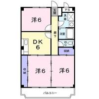 大阪府阪南市下出(マンション)の賃貸物件の間取り