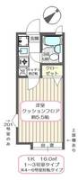東京都江戸川区西瑞江4(アパート)の賃貸物件の間取り