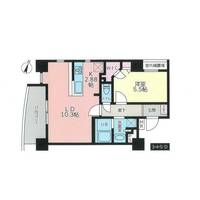 神奈川県藤沢市鵠沼神明2(マンション)の賃貸物件の間取り