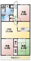 物件の間取り画像