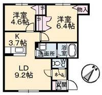 ジュエルタウン A棟の間取り