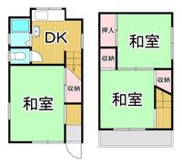 兵庫県尼崎市武庫之荘2(一戸建)の賃貸物件の間取り