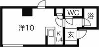 北海道札幌市中央区北五条西12(マンション)の賃貸物件の間取り