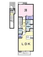 福岡県福岡市城南区南片江2(アパート)の賃貸物件の間取り