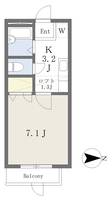 エクセルシャトー菱沼の間取り