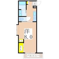 鹿児島県鹿児島市下荒田4(マンション)の賃貸物件の間取り