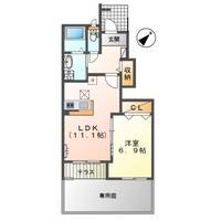 神奈川県秦野市東田原(アパート)の賃貸物件の間取り