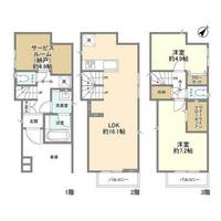 埼玉県さいたま市浦和区領家6(一戸建)の賃貸物件の間取り